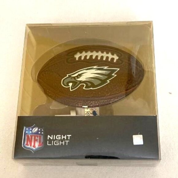 NFL Philadelphia Eagles Football Nightlight New Old Stock - Picture 1 of 7